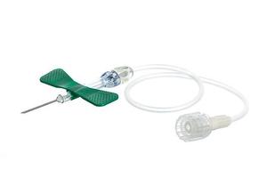 VACUETTE® Bezpečnostní křídlová kanyla, zelená, 21G, hadička 19 cm