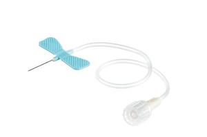 VACUETTE® Křídlová kanyla modrá, 23G, hadička 19 cm
