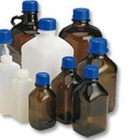 Skleněná láhev průhledná, 500 ml, Ø 45 mm, oválná