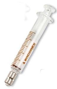 Dosys ™ - celoskleněné stříkačky 10 - 200 ml, kovové ústí