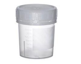 PP-Univerzální nádobka, 120 ml, s víčkem, sterilní