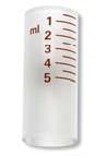 Náhradní píst z nerezové oceli, 5 mL