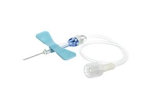 VACUETTE® Bezpečnostní křídlová kanyla, modrá, 23G, hadička 19 cm