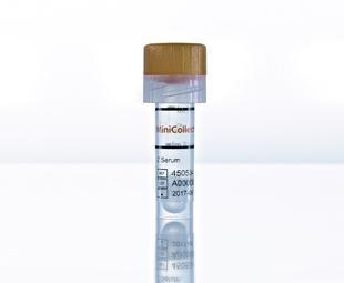 MiniCollect® zkumavky 0,5/0,8 ml Z serum/gel, zlatavé víčko