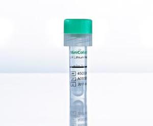 MiniCollect® zkumavky 0,8 ml LH Lithium Heparin/gel,světle zelené víčko